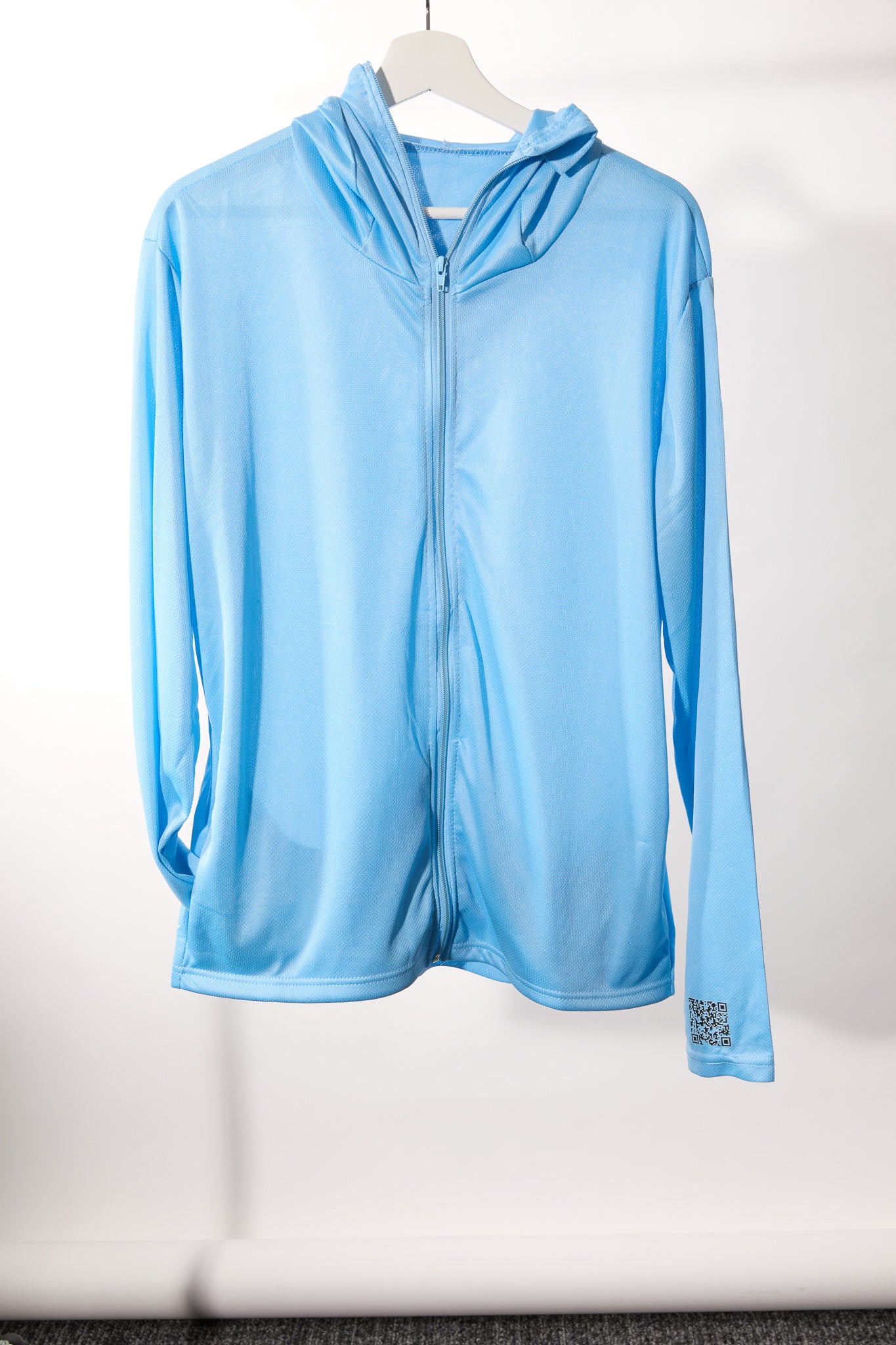The Ultra Hoodie With Visor Doubleotwo Activewear – UPF 50+ Sun Protection (Light Blue)