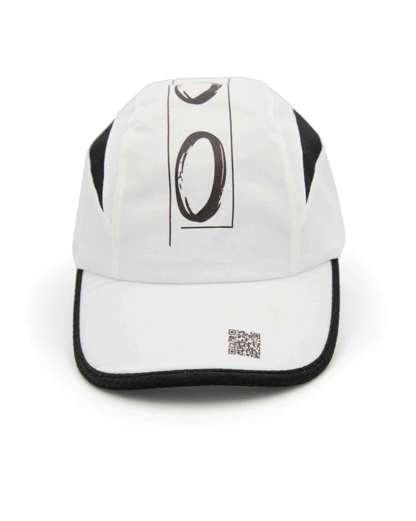 002 UltraShield Cap White with Black Mesh – UPF 50+ Sun Protection, Lightweight, Breathable, Ultra Soft Cap