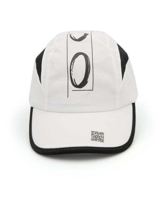 002 UltraShield Cap White with Black Mesh – UPF 50+ Sun Protection, Lightweight, Breathable, Ultra Soft Cap