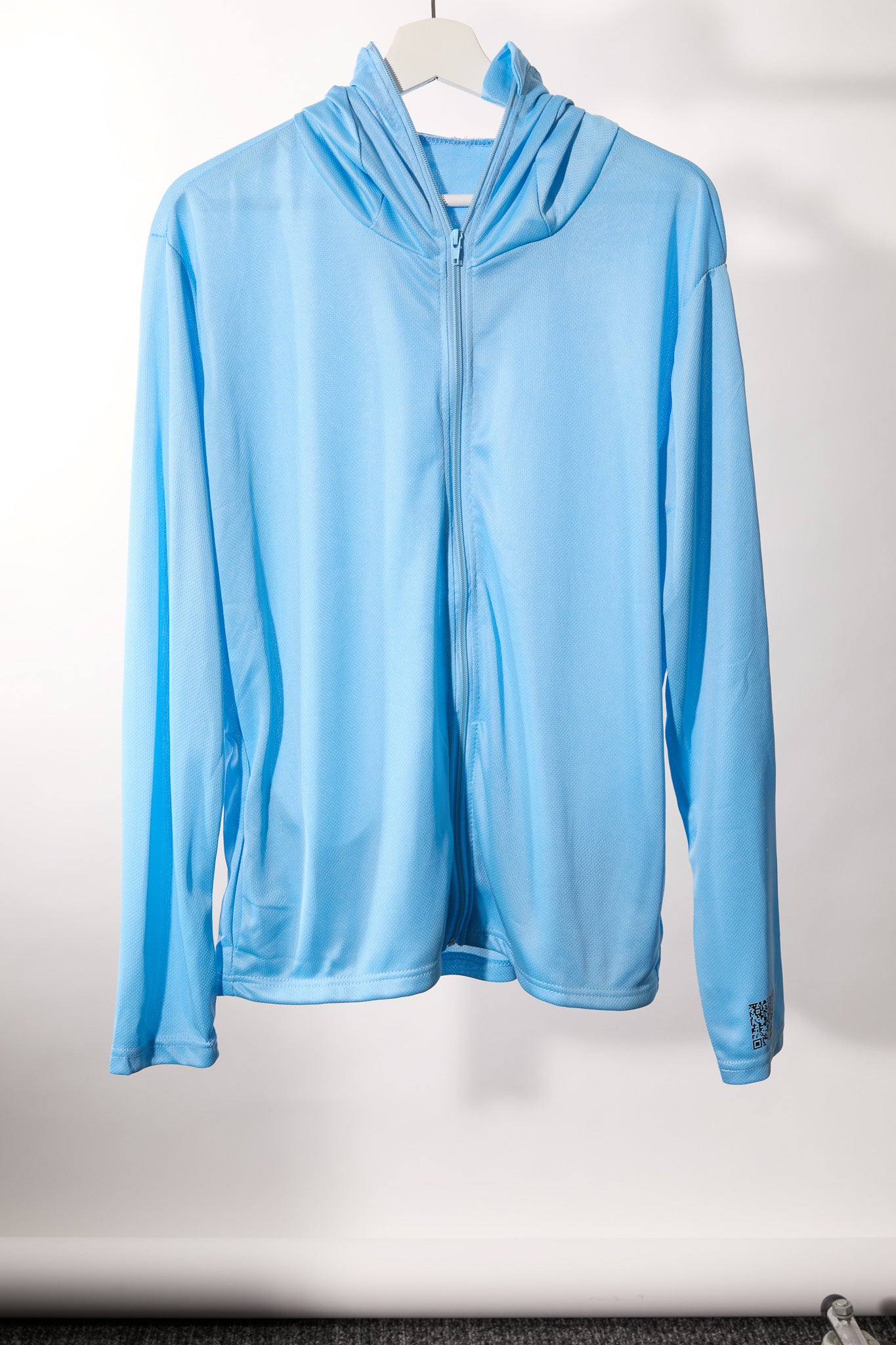 The Ultra Hoodie With Visor Doubleotwo Activewear  – UPF 50+ Sun Protection (Light Blue)